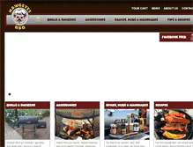 Tablet Screenshot of hawgeyesbbq.com
